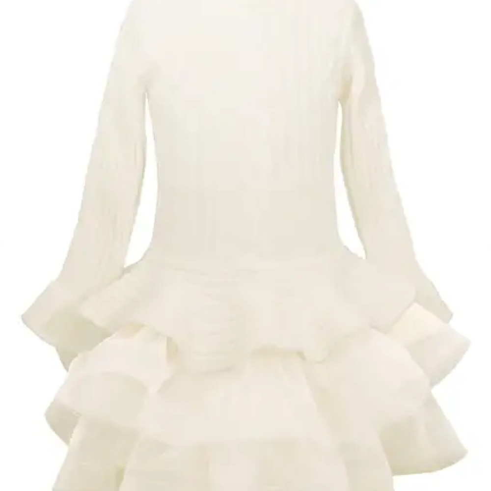 💖 GERSON & GERSON Iris & Ivy Kids' Long Sleeve Tutu Sweater Dress (Little Girl)
